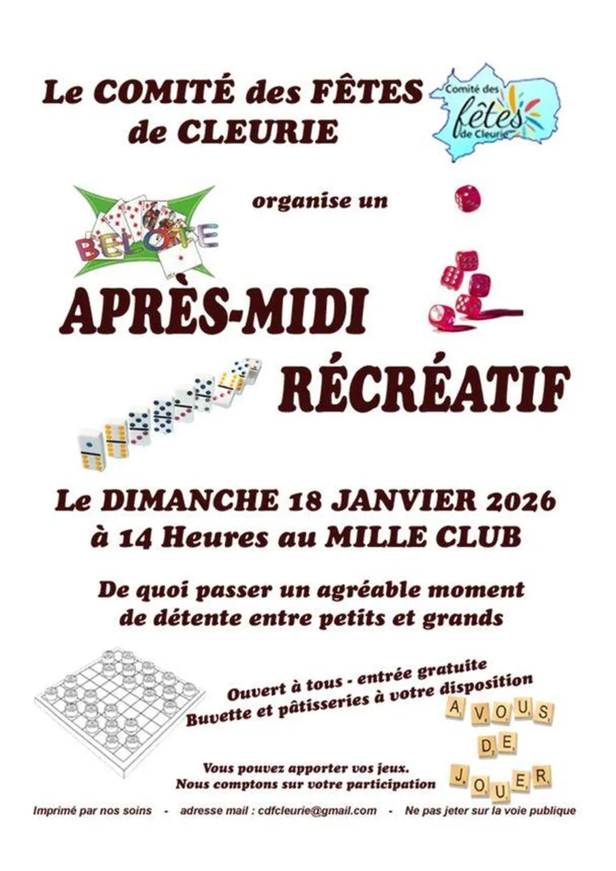 Après-midi récréatif