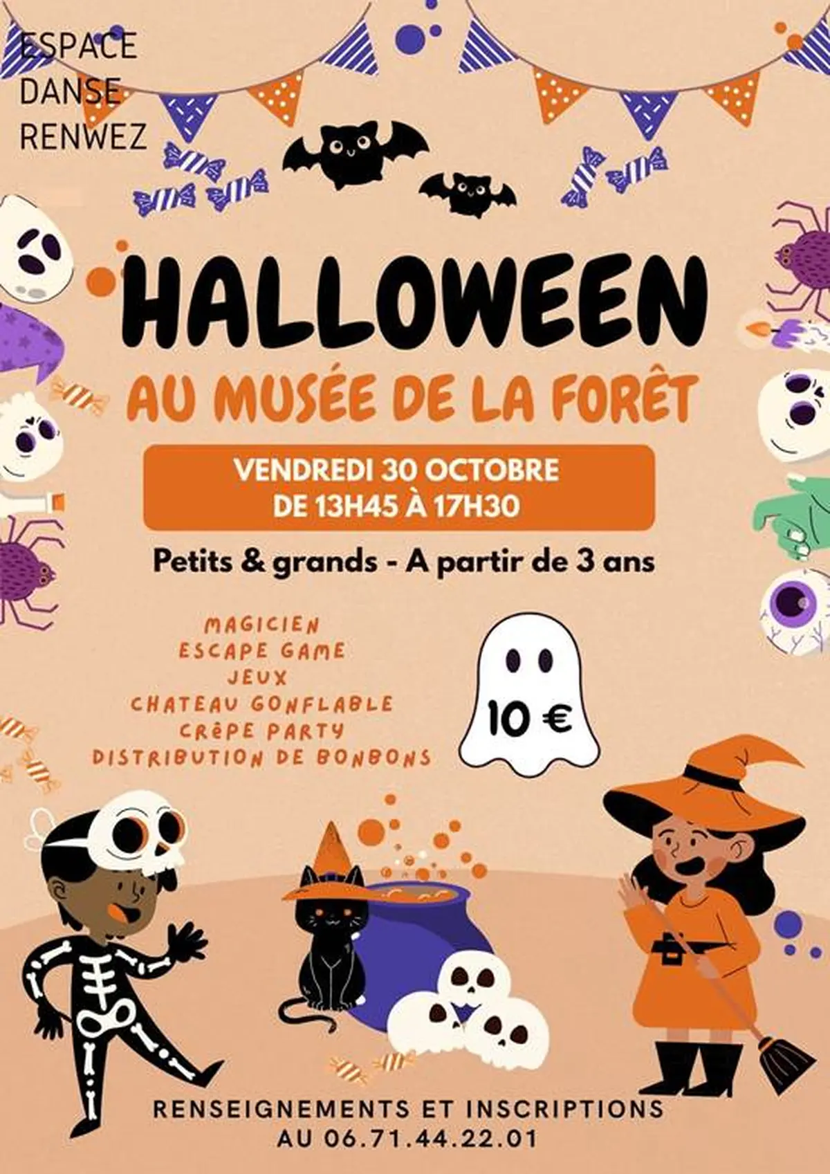 Après-midi récréatif d'Halloween