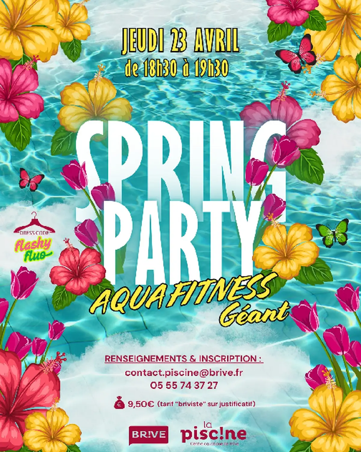 Aqua fitness géant spring party (Piscine Municipale)