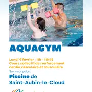 Aquagym à la piscine de Saint-Aubin-le-Cloud