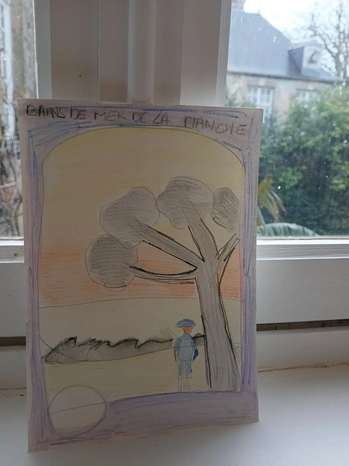 Aquarelle et bains de mer