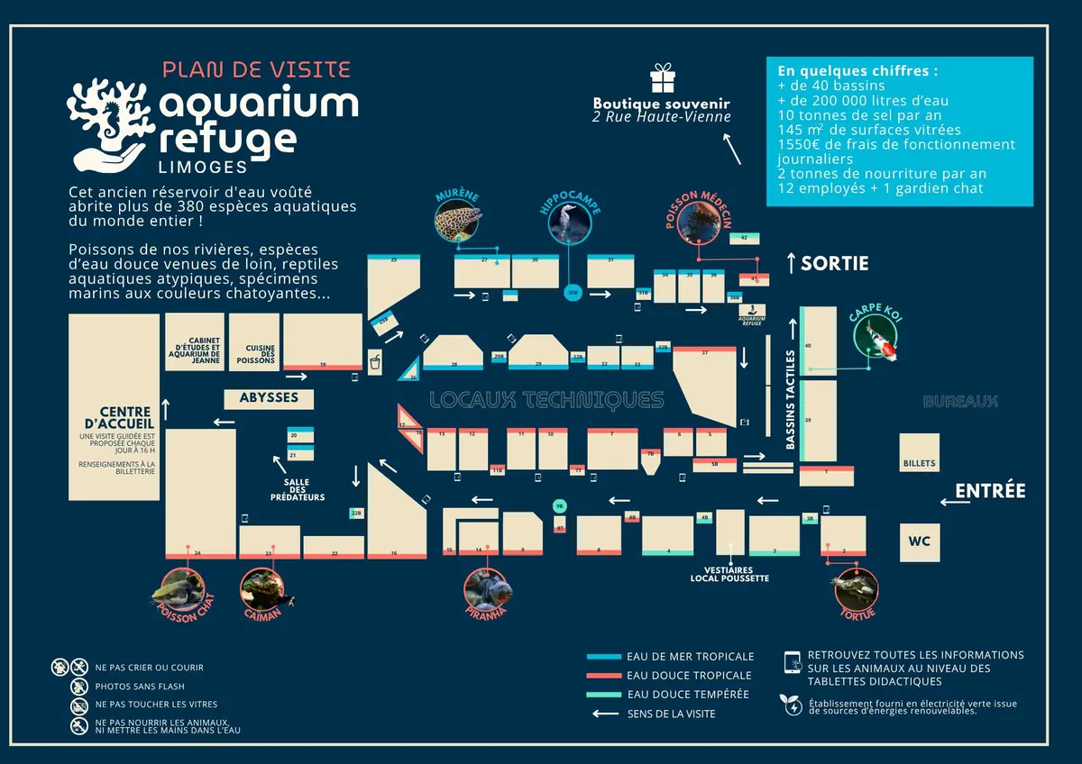Aquarium refuge Limoges