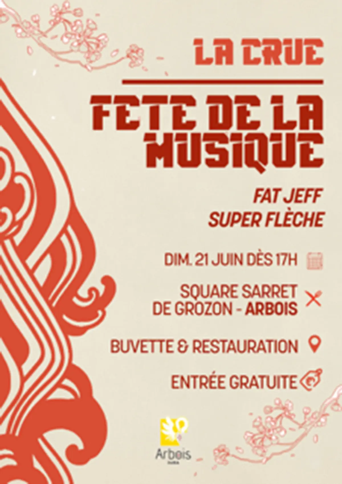 Arbois - concert Scène Sarret