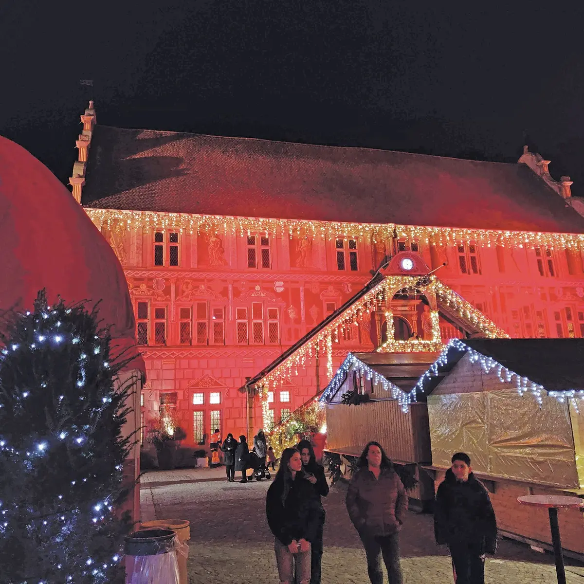 L'Hôtel de Ville de Mulhouse aux couleurs de Noël