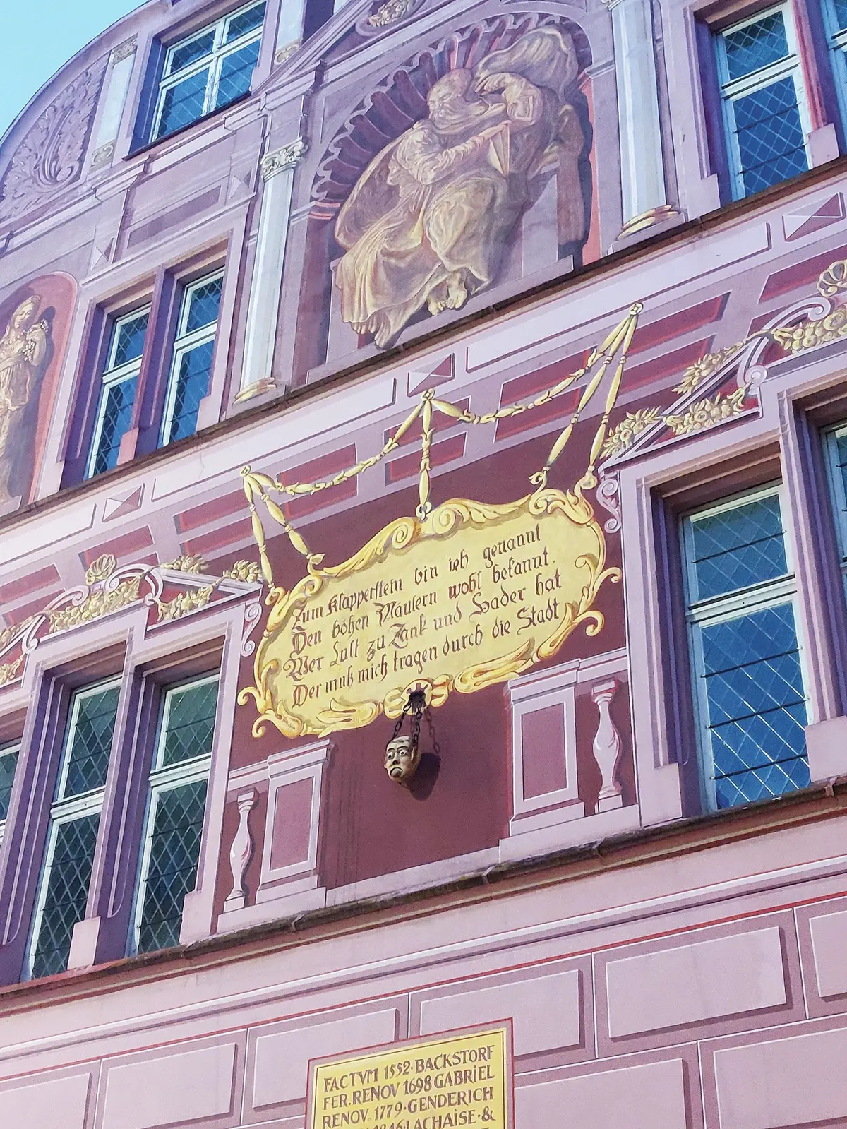 Détail de la façade