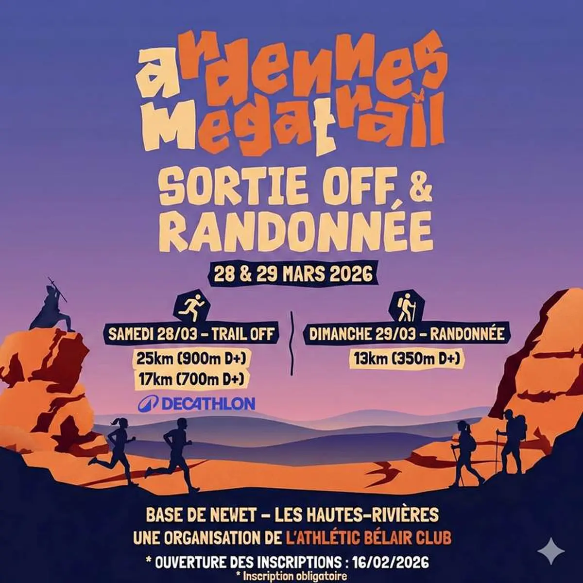 Ardennes Mega Trail sortie Off et Randonnée