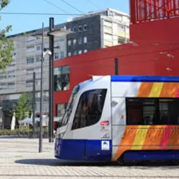 Arrêt Vieux-Thann  - Tramtrain de Mulhouse