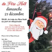 Arrivée du Père-Noël et véloparade