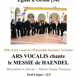 Ars Vocalis Chante Le Messie De Haendel