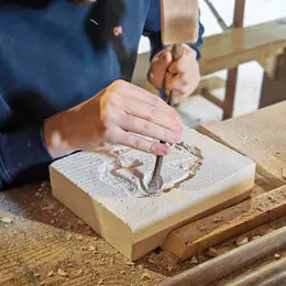 Art de bâtir - Atelier Taille de pierre à l'Abbaye de La Lucerne