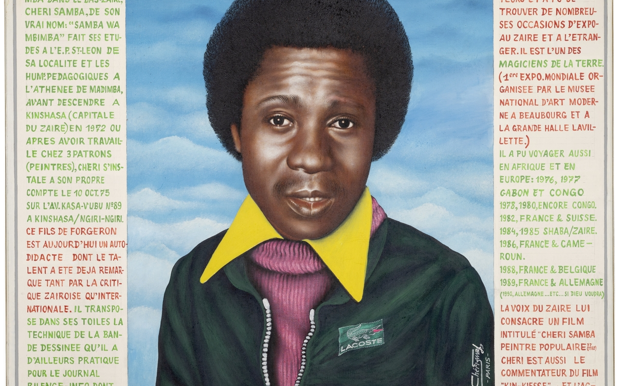 Chéri Samba, Autoportrait, 1988-1989