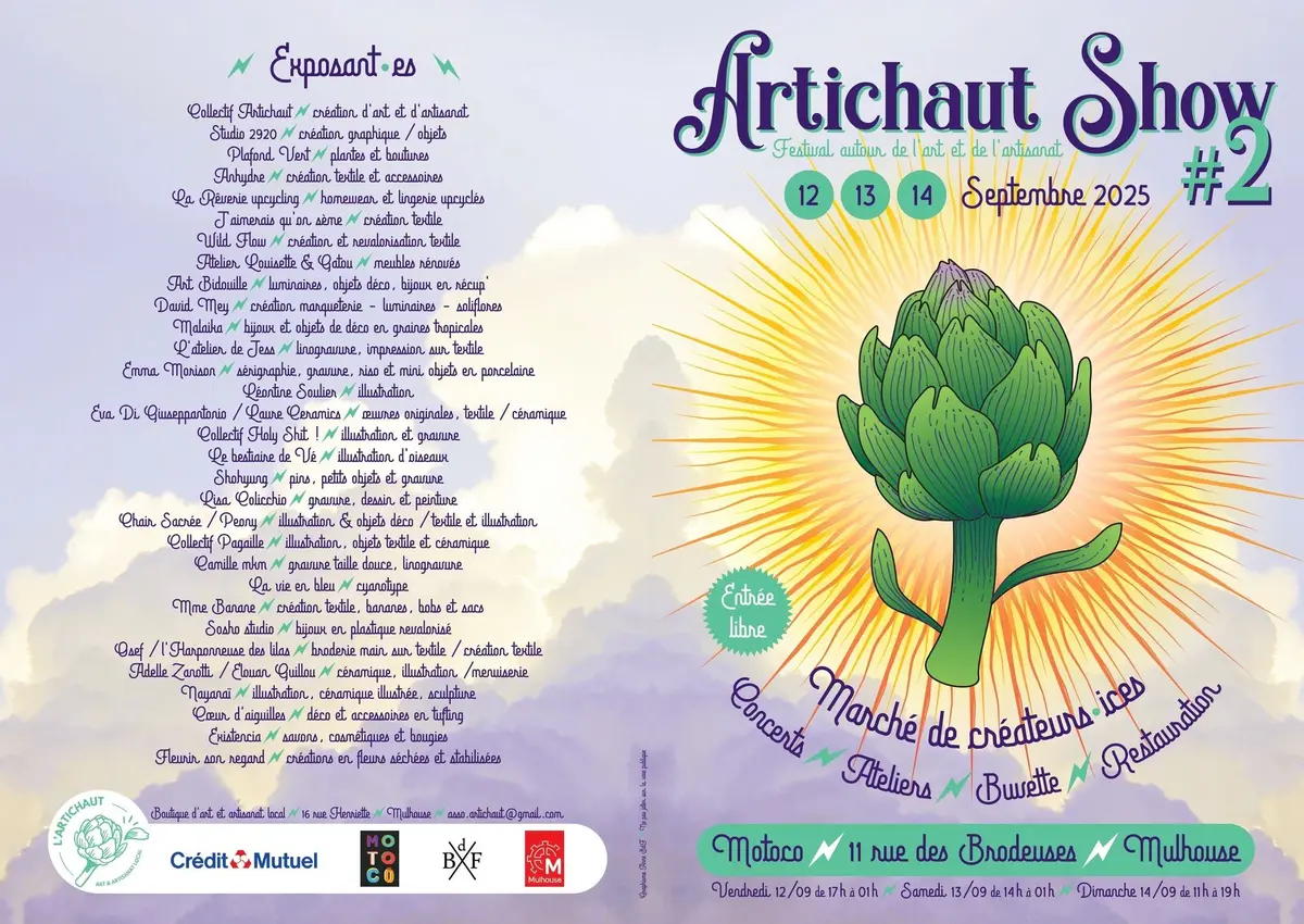 Les exposants attendus à l'Artichaut Show