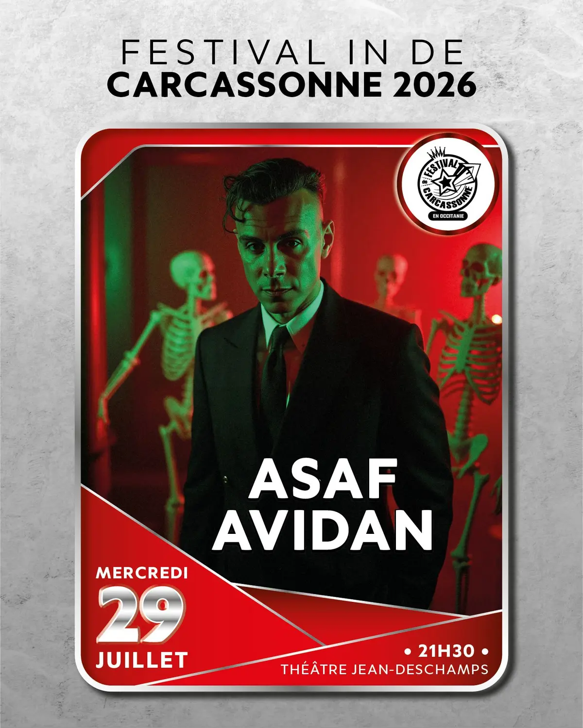 Asaf Avidan au Festival de Carcassonne 2026