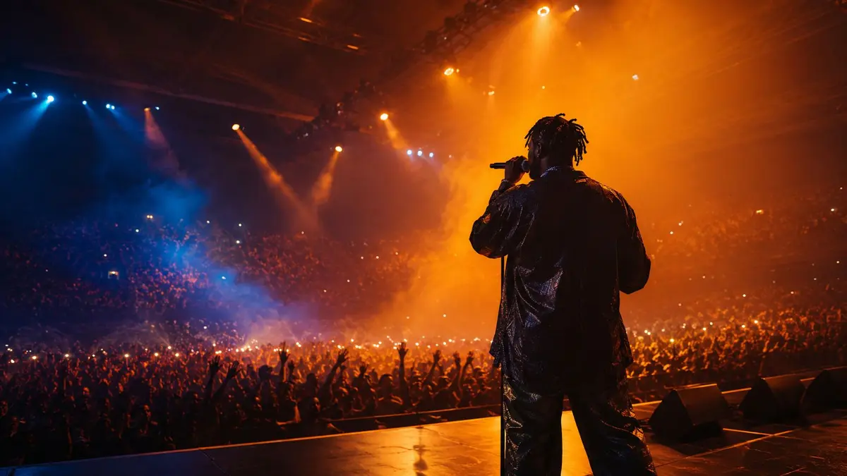 Asake en concert à l'Accor Arena de Paris pour son In God We Trust World Tour