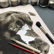 Ascension des Métiers d'Art - Démonstration et initiation de création de tableau de sable