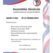 Assemblée Générale Du Comité Du Souvenir Français De Villefort