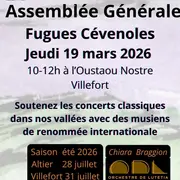 Assemblée Générale Fugues Cévenoles