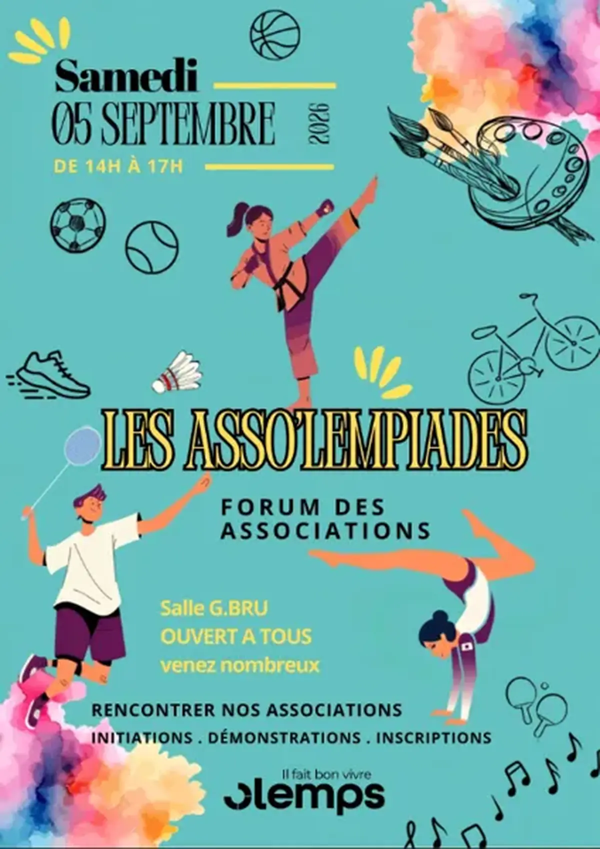 Asso’lempiades : les associations d’Olemps vous donnent rendez-vous !