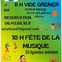 Asta'fête : Vide grenier et fête de la musique
