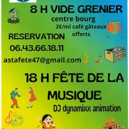 Asta'fête : Vide grenier et fête de la musique