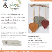 Atelie macramé et pause gourmande