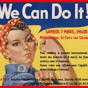 Atelier à l'occasion de la journée de la femme à la micro folie