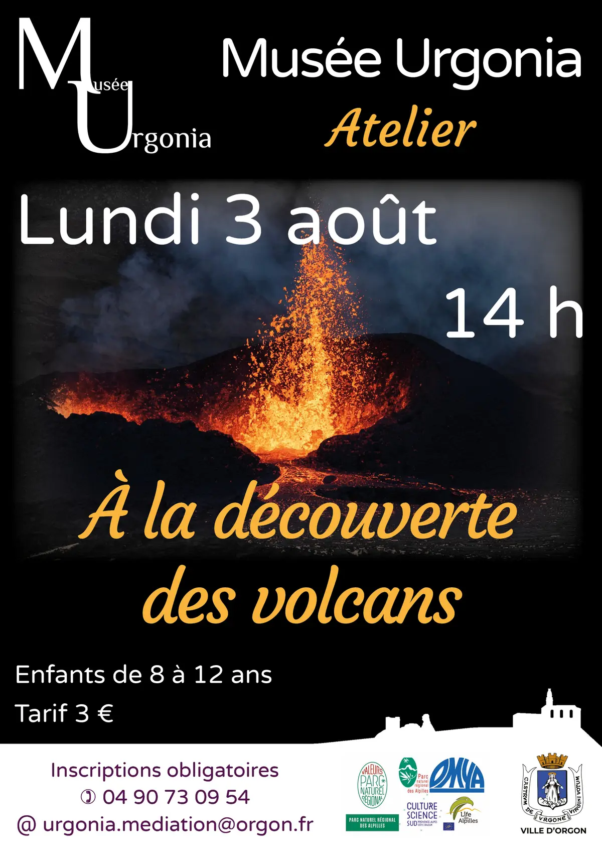 Atelier A la découverte des volcans