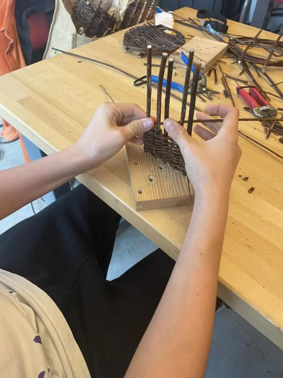 Atelier ados-adultes : vannerie