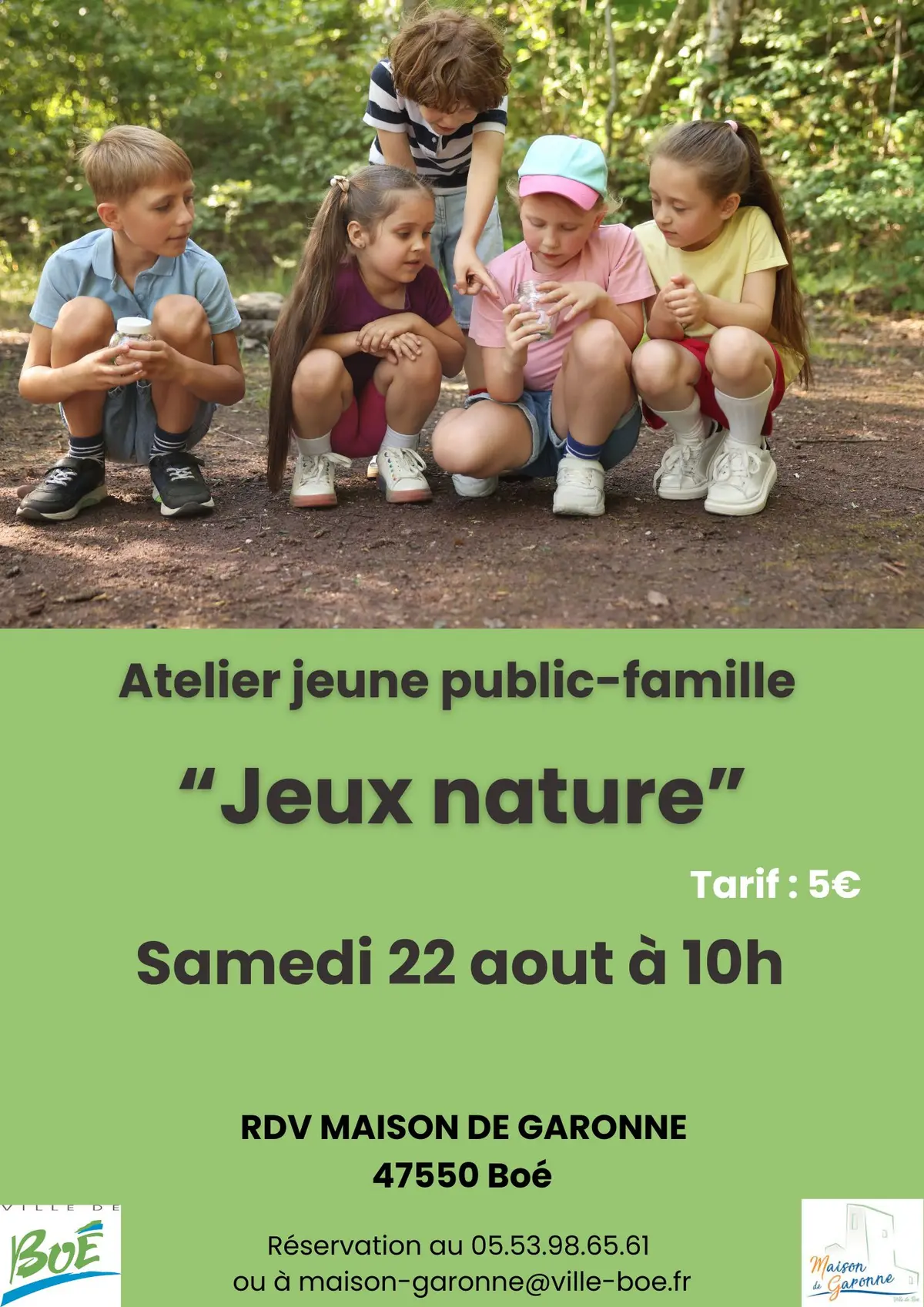 Atelier-animation jeux nature
