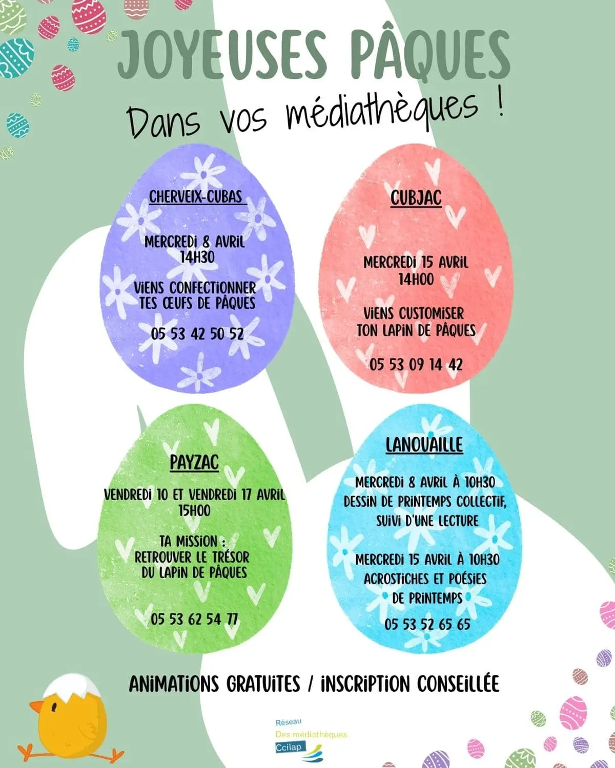 Atelier animation Pâques
