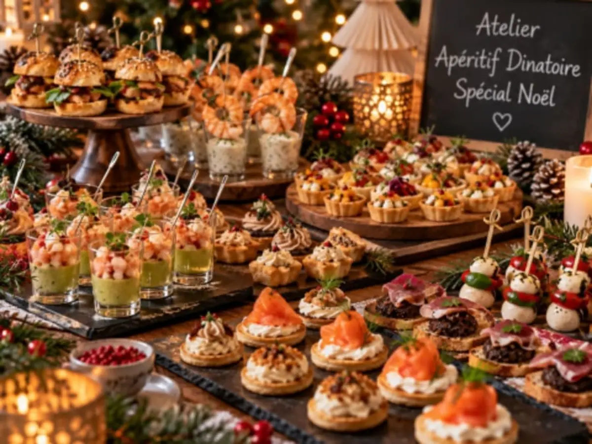 Atelier Apéritif chic de Noël à Nantes (44)