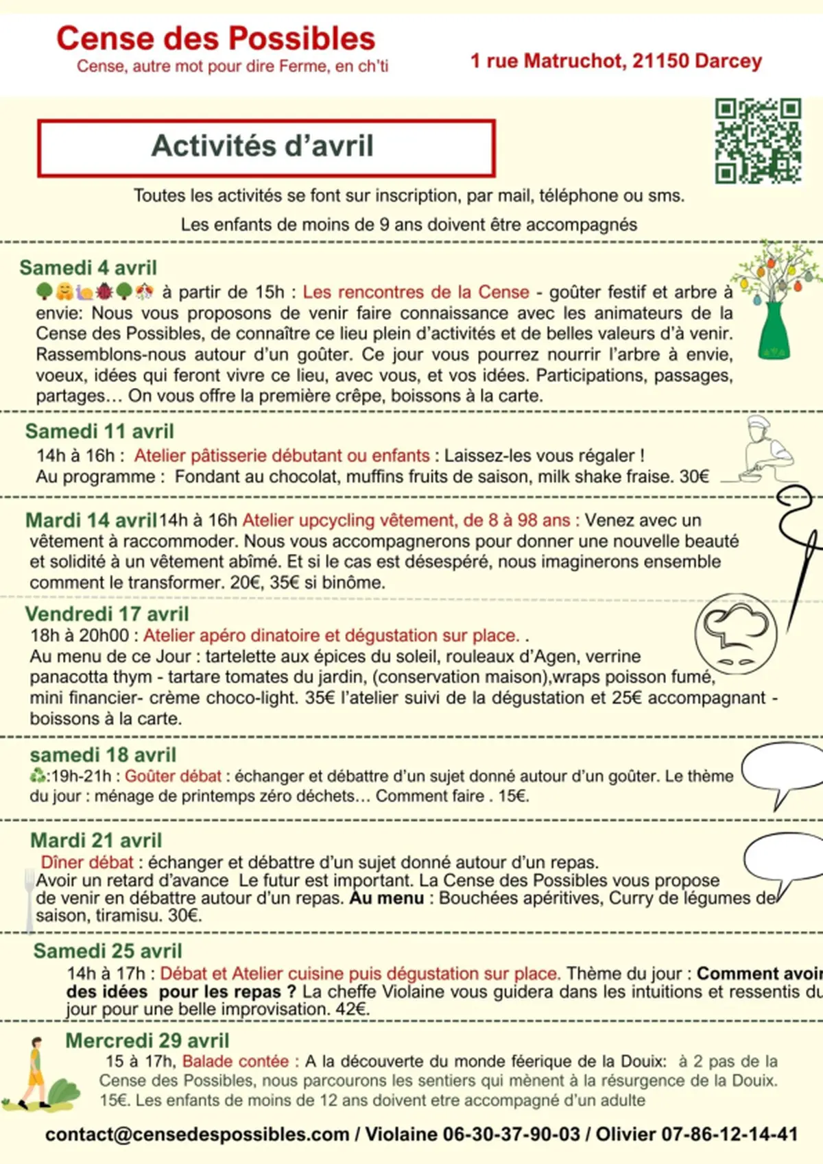 Atelier Apéro dînatoire avec dégustation sur place