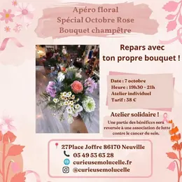 Atelier Apéro Floral - Spécial Octobre Rose