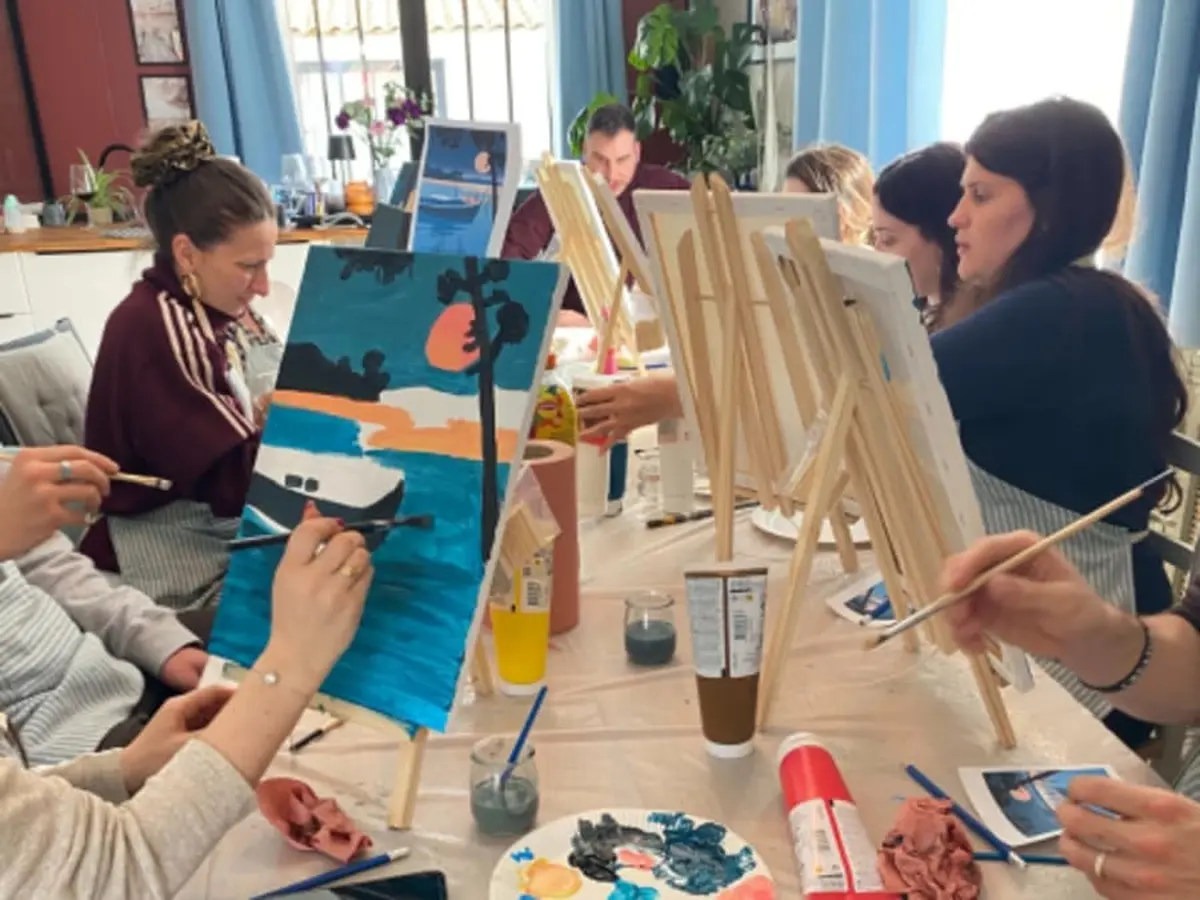 Atelier apéro peinture à Audenge (33)