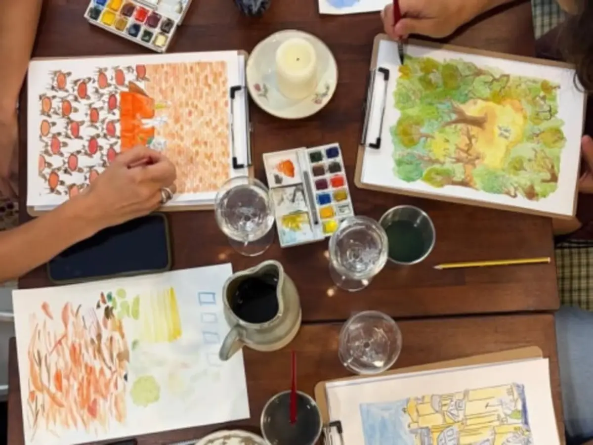 Atelier aquarelle à Paris 18ème