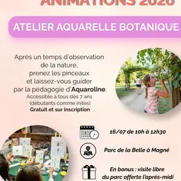 Atelier aquarelle botanique