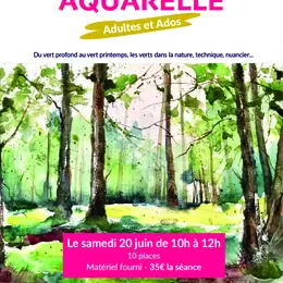 Atelier aquarelle - Halles & Design