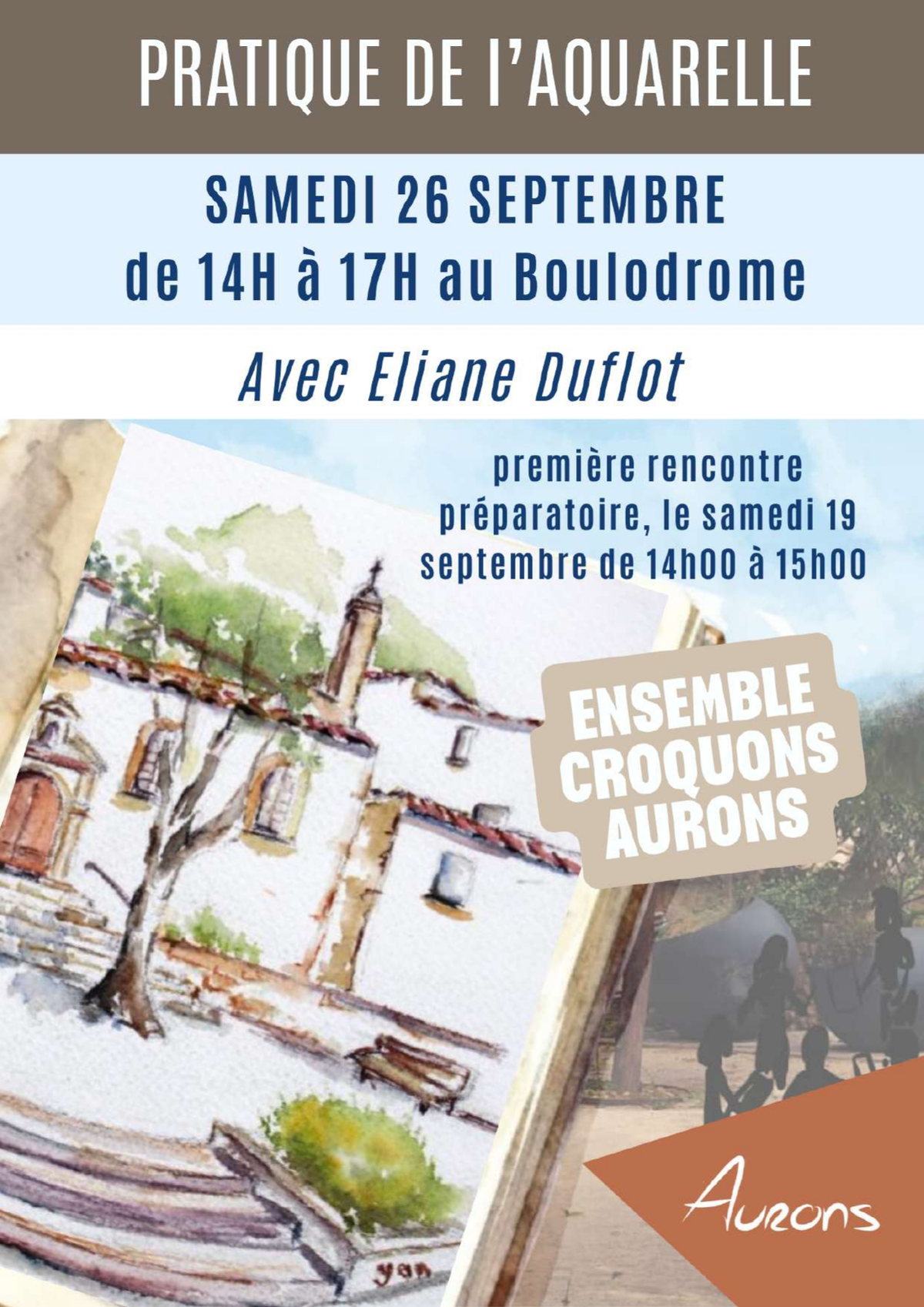 Atelier Aquarelle - Préparation