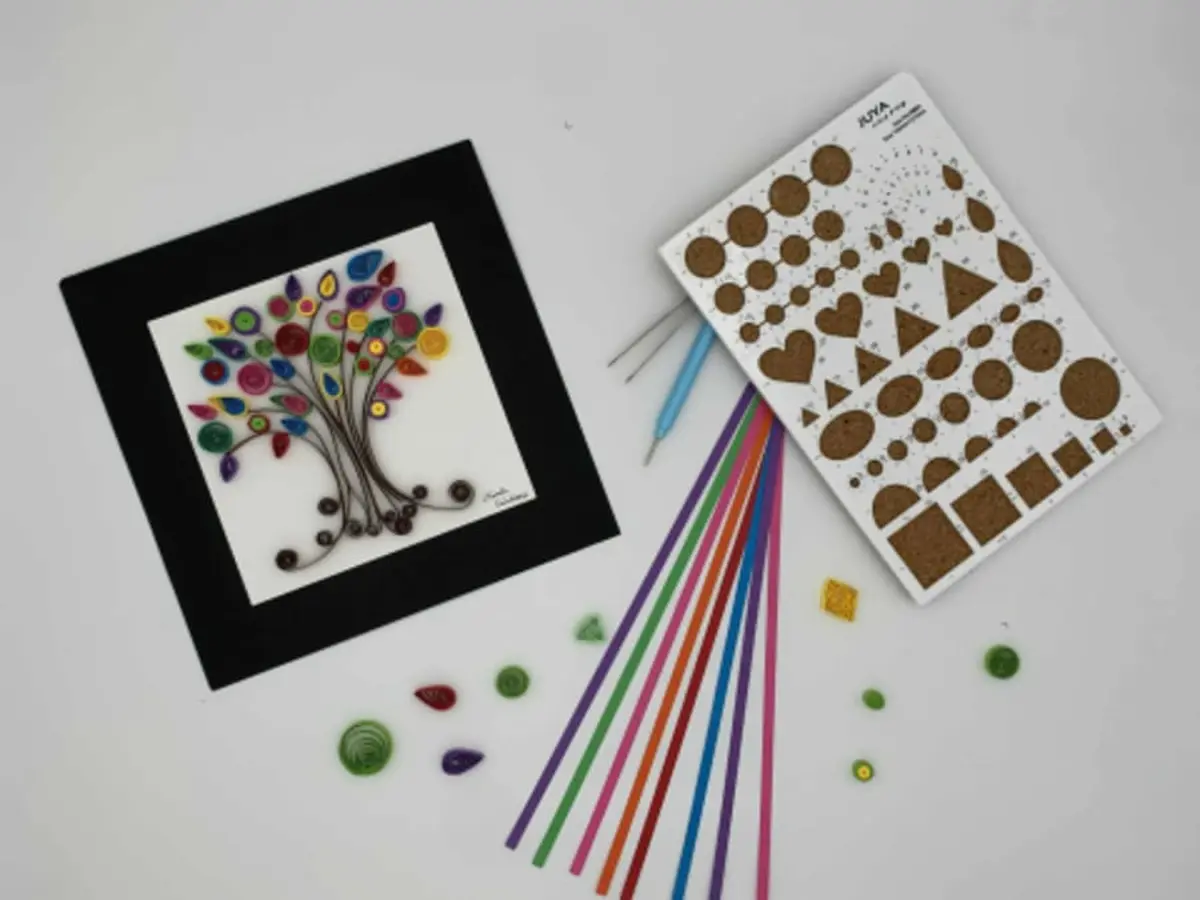 Atelier art du papier en quiling à Lohéac (35)