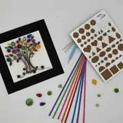 Atelier art du papier en quiling à Lohéac (35)