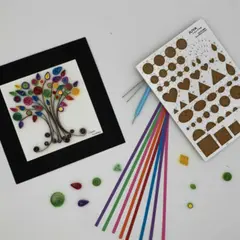 Atelier art du papier en quiling à Lohéac (35)