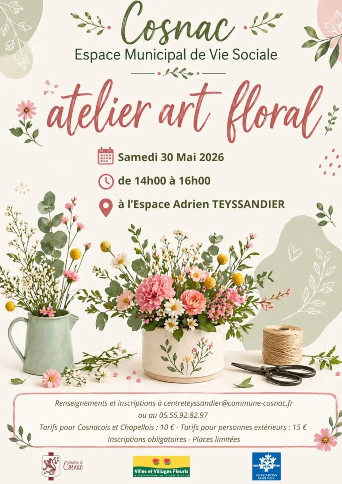 Atelier art floral