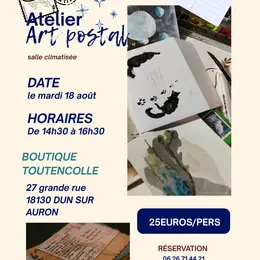 Atelier Art Postal chez Toutencolle
