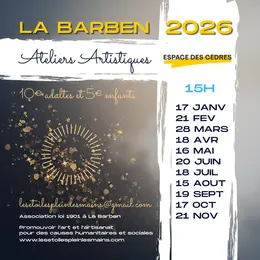 Atelier artistique à La Barben