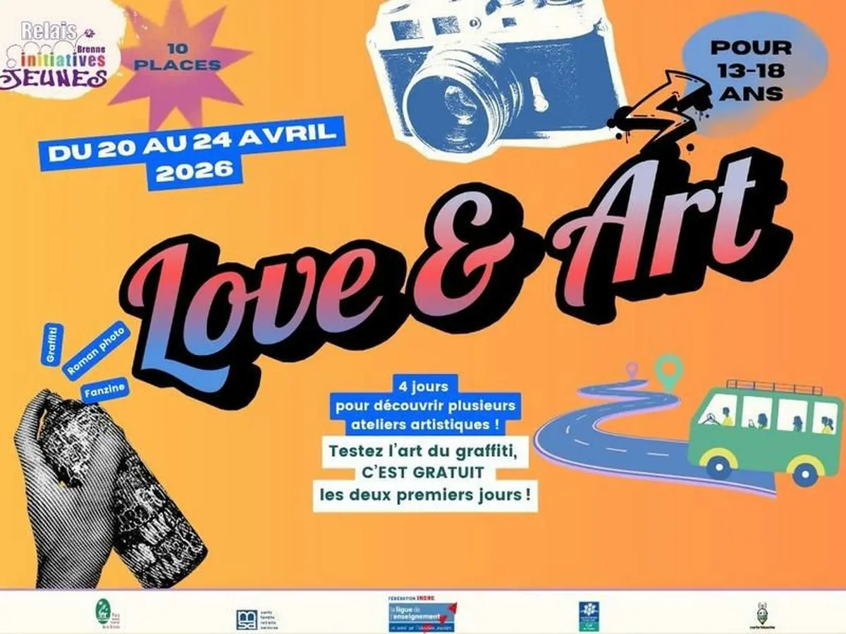 Atelier artistique Love & Art (13/18 ans)
