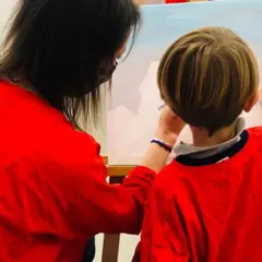 Atelier artistique parent/enfant à Bordeaux Chartron (33)