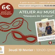 Atelier au musée : masques de carnaval