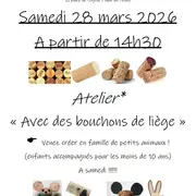 Atelier : Avec des bouchons de liège