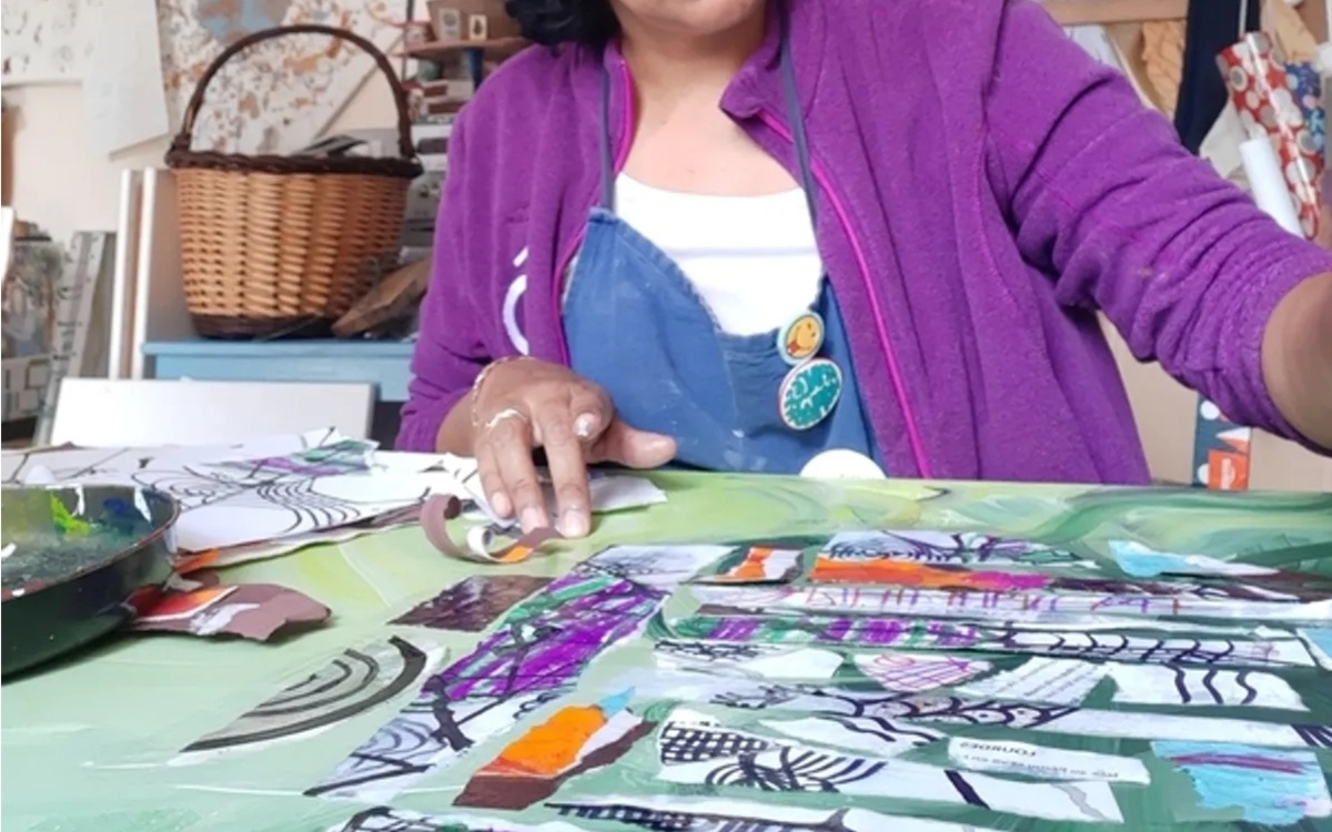 Atelier avec l'artiste lourdes l. « visions féminines : luttes »