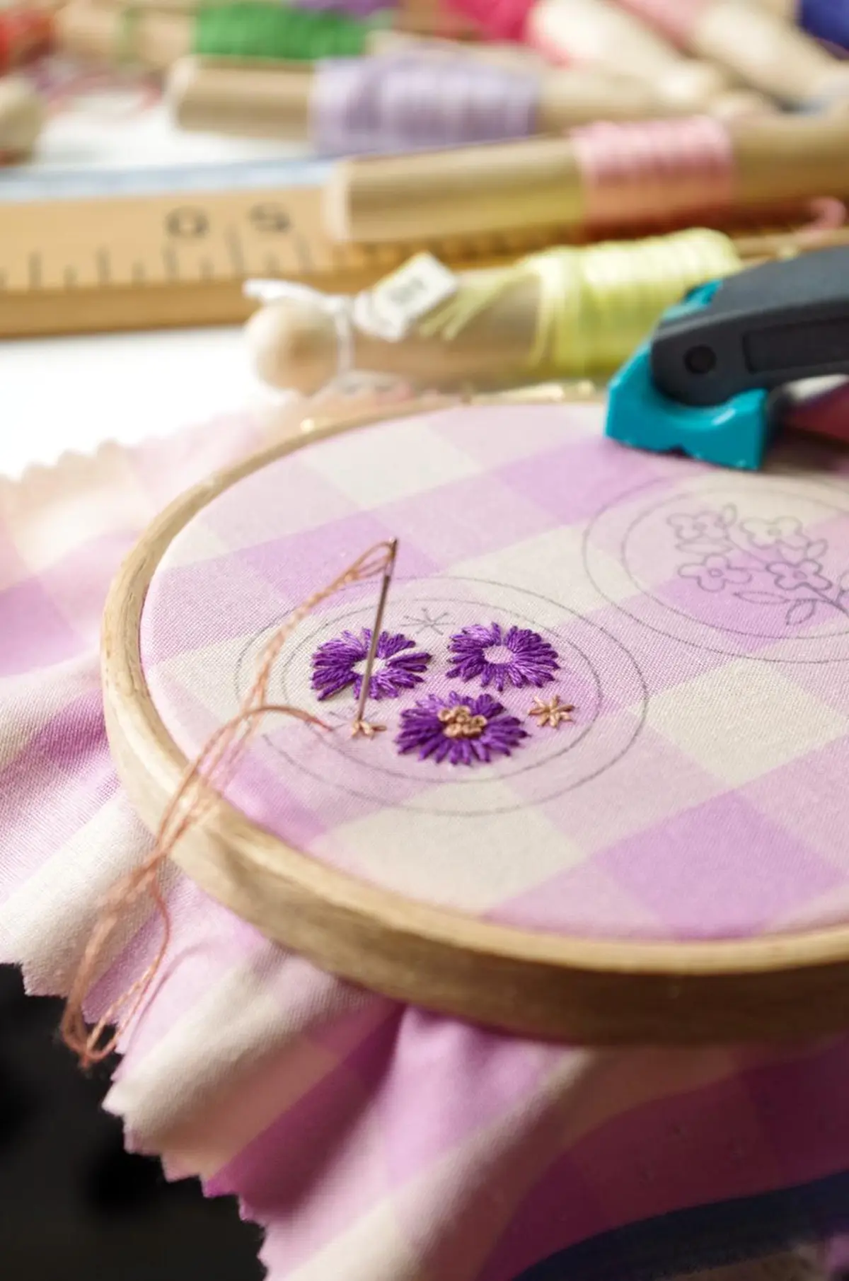 Atelier - Badge fleuri